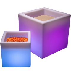 LimeLite™ LED Sand Table with sand and pebblets