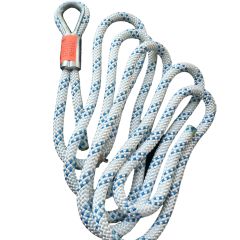 blue and white swing Therapy Rope With Eye Splice